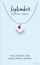 Load image into Gallery viewer, Birthstone Jewellery Card - Assorted