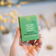 Load image into Gallery viewer, Key Lime Mint & Coconut Mojito Natural Handmade Soap