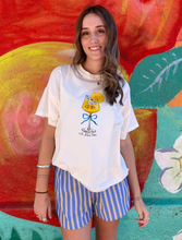 Load image into Gallery viewer, 'La Dolce Vita' White/Blue T-Shirt Set - By Frankie