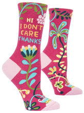 Load image into Gallery viewer, &#39;I Don&#39;t Care&#39; Women&#39;s Socks