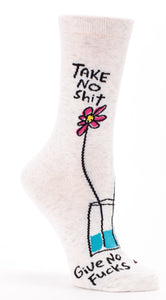 'Take No Shit' Women's Socks