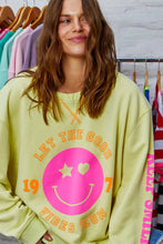 Load image into Gallery viewer, Lemon Happy Smily Washed Sweat - Hammill & Co