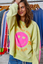 Load image into Gallery viewer, Lemon Happy Smily Washed Sweat - Hammill & Co