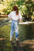 Load image into Gallery viewer, 'Let the Light In' Linen Cropped Artist Pants - Market of Stars