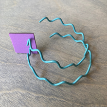 Load image into Gallery viewer, Remi Zig Zag Hoop Earrings by Kate Sale - Assorted Colours