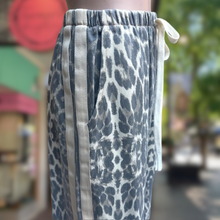 Load image into Gallery viewer, Light Leopard Denim Racer Pants - By Frankie