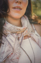 Load image into Gallery viewer, 'Love Story' Heart Print Bamboo Scarf - Market of Stars