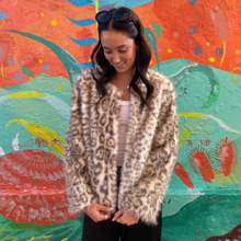 Load image into Gallery viewer, "Lucy" Leopard Fur Jacket - Love Lola