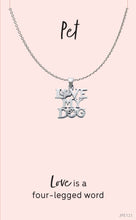 Load image into Gallery viewer, 'Love my Dog' Pet Jewellery Card