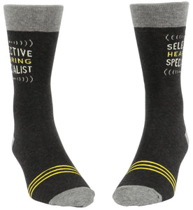 'Selective Hearing Specialist' Men's Socks