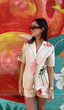 Load image into Gallery viewer, Mermaid Island Tie Front Shirt & Short Set - By Frankie
