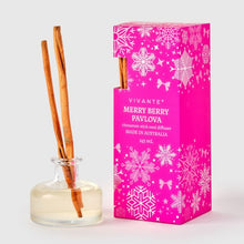 Load image into Gallery viewer, Vivaree Merry Berry Pavlova diffuser with pink packaging on a white background