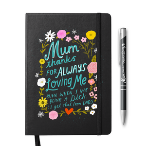 'Mum, Thanks For Always Loving Me' Stationery Pack