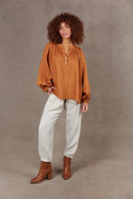 Load image into Gallery viewer, Ochre Nama Linen Blouse