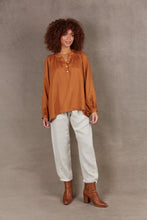 Load image into Gallery viewer, Ochre Nama Linen Blouse
