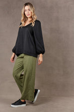 Load image into Gallery viewer, Ebony Nama Linen Top