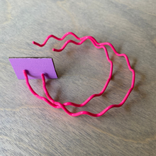 Load image into Gallery viewer, Remi Zig Zag Hoop Earrings by Kate Sale - Assorted Colours