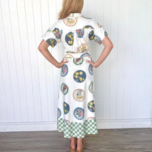Load image into Gallery viewer, "Willow" Short Sleeve Maxi Dress in Our Aussie Way Print