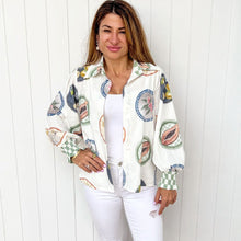 Load image into Gallery viewer, "Sara" Top in Our Aussie Way Print