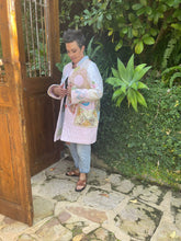 Load image into Gallery viewer, 'Rose Coloured Glasses' - Recycled Handmade Coat
