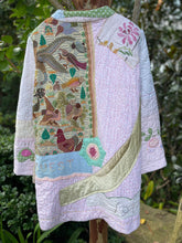 Load image into Gallery viewer, 'Rose Coloured Glasses' - Recycled Handmade Coat