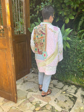 Load image into Gallery viewer, 'Rose Coloured Glasses' - Recycled Handmade Coat