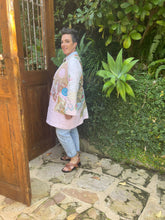 Load image into Gallery viewer, 'Rose Coloured Glasses' - Recycled Handmade Coat