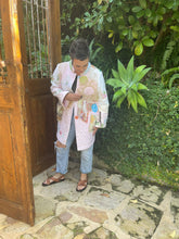 Load image into Gallery viewer, 'Rose Coloured Glasses' - Recycled Handmade Coat