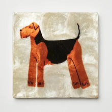 Load image into Gallery viewer, Airedale Pup Wall Art