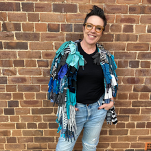 Load image into Gallery viewer, “Penny” - Handmade by Alicia cardi using recycled textiles