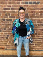 Load image into Gallery viewer, “Penny” - Handmade by Alicia cardi using recycled textiles