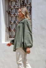 Load image into Gallery viewer, Juniper Piuma Italian Linen Top