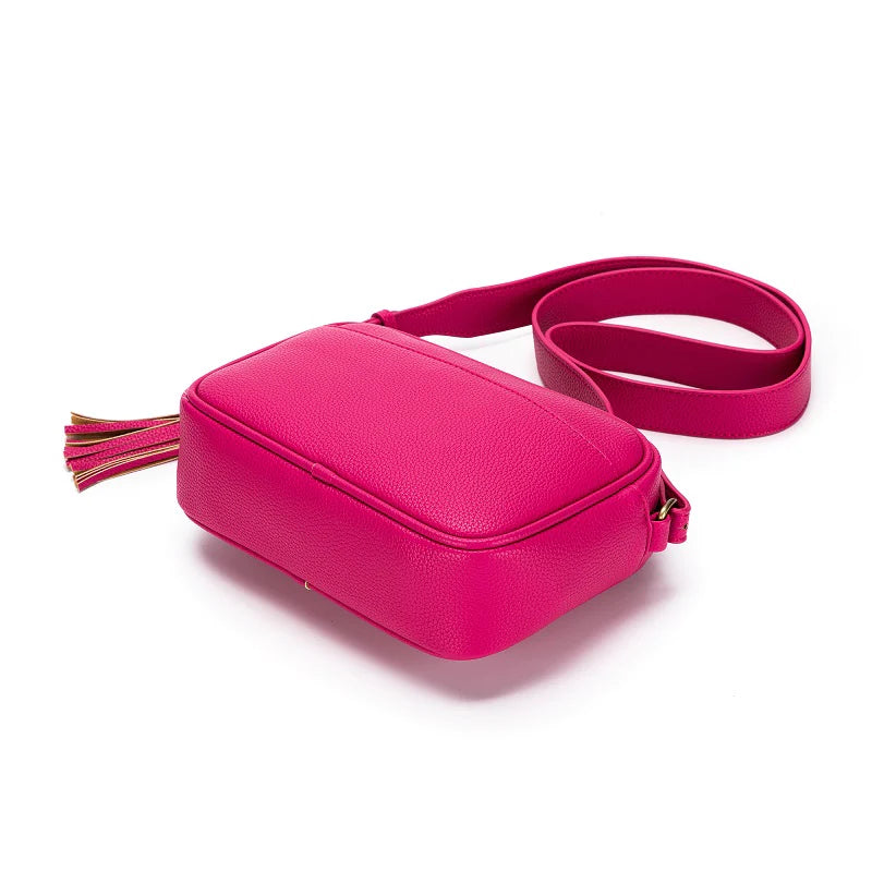 Fuchsia Raven Crossbody Bag