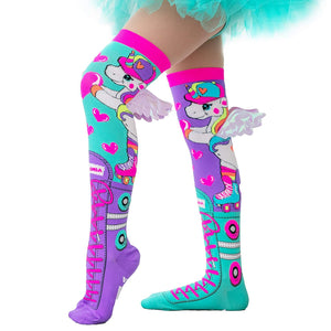 Skatercorn Socks With Wings - Toddler