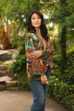 Load image into Gallery viewer, 'Secret Garden' Pixie Cropped Kimono - Market of Stars