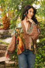 Load image into Gallery viewer, 'Secret Garden' Pixie Cropped Kimono - Market of Stars
