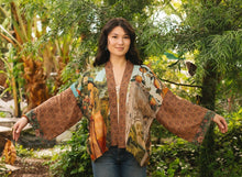 Load image into Gallery viewer, 'Secret Garden' Pixie Cropped Kimono - Market of Stars