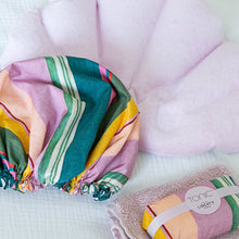 Load image into Gallery viewer, Liberty Shower Cap Gelato Stripe