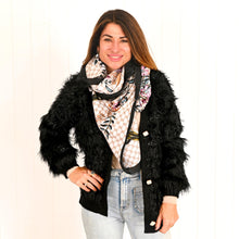 Load image into Gallery viewer, "Sophie" Black Fluffy Jacket - Love Lola
