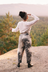 'Still I Rise' Linen Cropped Artist Pants - Market of Stars