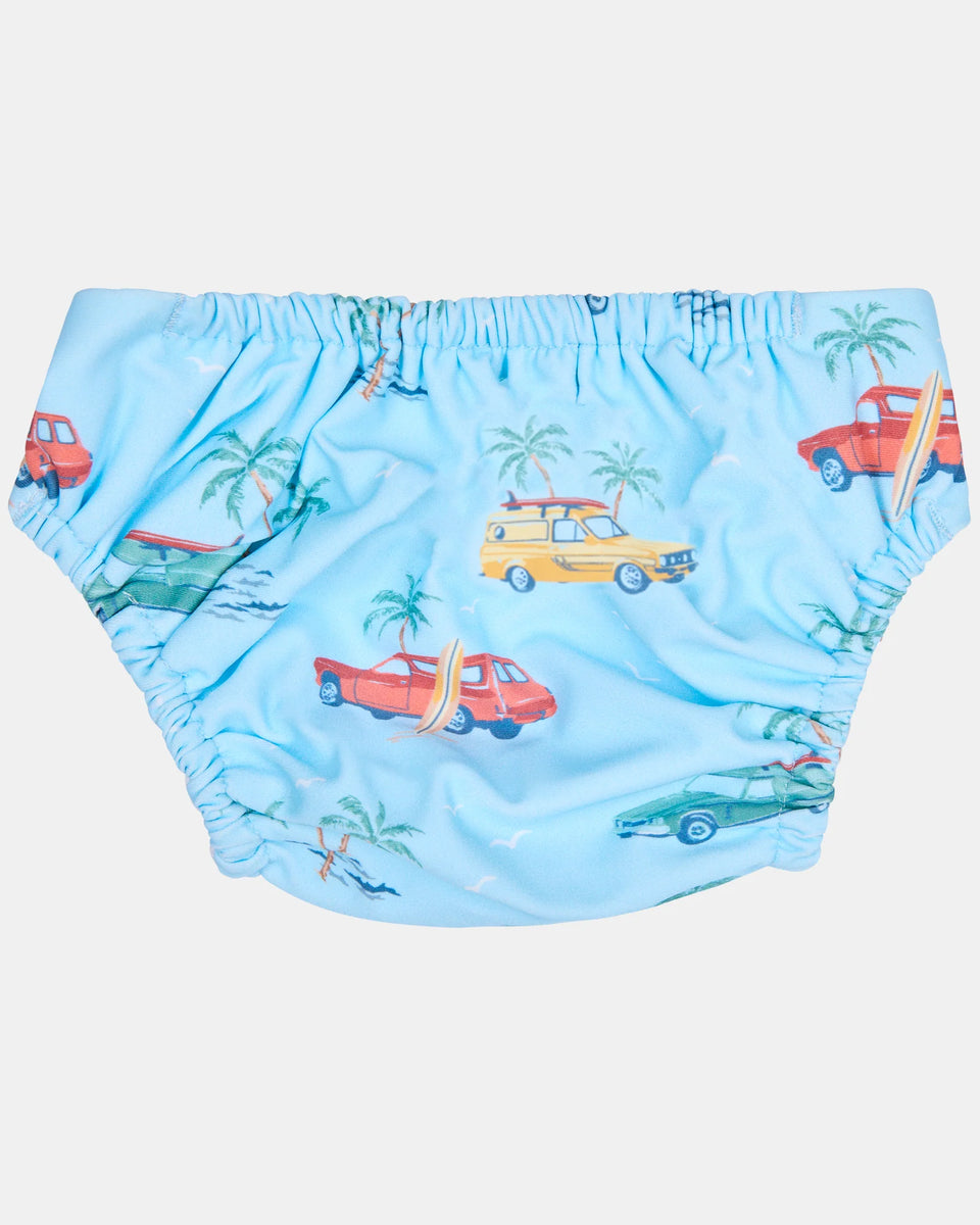 Swell Seekers Sky Paradise Swim Nappy Toshi