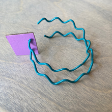 Load image into Gallery viewer, Remi Zig Zag Hoop Earrings by Kate Sale - Assorted Colours