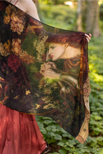 Load image into Gallery viewer, 'The Messenger' Scarf with Joan of Arc Print - Market of Stars