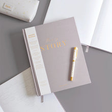 Load image into Gallery viewer, 'This Is My Story' Memoir Journal Grey