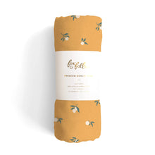 Load image into Gallery viewer, Tiny Lemons Organic Muslin Wrap Swaddle