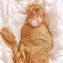 Load image into Gallery viewer, Tiny Lemons Organic Muslin Wrap Swaddle