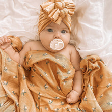 Load image into Gallery viewer, Tiny Lemons Organic Muslin Wrap Swaddle