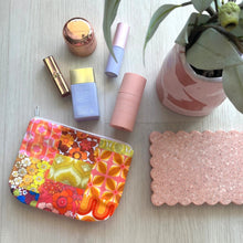 Load image into Gallery viewer, 70's Orange Velvet Purse
