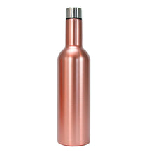 Load image into Gallery viewer, Rose Gold Wine Bottle Stainless Steel