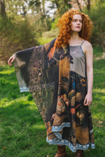 Load image into Gallery viewer, 'Wild Beauty' Bamboo Scarf with Peacock Print - Market of Stars